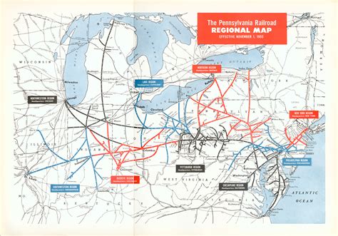 Chesapeake and Ohio Railway Company. . Pennsylvania railroad divisions